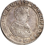 Netherlands 1 Ducaton (Charles II First Bust. Piedfort) CAROL II D G HIPS ET INDIAR REX coin obverse Netherlands 1 Ducaton (Charles II First Bust. Piedfort) CAROL II D G HIPS ET INDIAR REX coin obverse