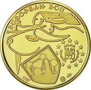 Belgium 1 ECU (Duchy of Brabant) E U R O P E A N E C U BELGIE BELGIQUE BELGIEN 1993 GSP coin obverse Belgium 1 ECU (Duchy of Brabant) E U R O P E A N E C U BELGIE BELGIQUE BELGIEN 1993 GSP coin obverse