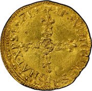 France 1 Ecu (Louis XIII 5th Type. With Sun) XPS VINCIT XPS REGNAT XPS IMP & coin reverse