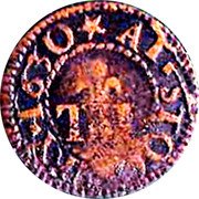 UK 1 Farthing (Kent Sturry. T. Johnson) T I AT STOOWRY 1650 coin reverse UK 1 Farthing (Kent Sturry. T. Johnson) T I AT STOOWRY 1650 coin reverse