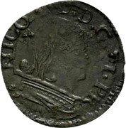 Italy 1 Quattrino (Niccolo Ludovisi) NICOL LVDOVIS DG P P coin obverse Italy 1 Quattrino (Niccolo Ludovisi) NICOL LVDOVIS DG P P coin obverse
