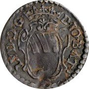 Italy 1 Soldo (Giovan Battista Ludovisi) D IO BAT LVD D G coin obverse