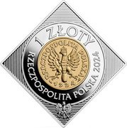 Poland 1 Zloty 100th Anniversary of Putting the Zloty into Circulation 2024 mw Proof RZECZPOSPOLITA POLSKA 1924 RZECZPOSPOLITA POLSKA 2024 1 ZŁOTY MW coin obverse Poland 1 Zloty 100th Anniversary of Putting the Zloty into Circulation 2024 mw Proof RZECZPOSPOLITA POLSKA 1924 RZECZPOSPOLITA POLSKA 2024 1 ZŁOTY MW coin obverse