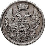 Poland 1 Zloty (Nikolas I) C# 129.1 coin obverse Poland 1 Zloty (Nikolas I) C# 129.1 coin obverse