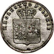 Poland 1 Zloty (Revolutionary Coinage) C# 122 KROLESTWO POLSKIE coin obverse