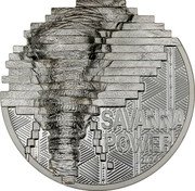 Cook Islands 10 Dollars Elephant 2024  Proof SAVANNA POWER 2024 coin reverse