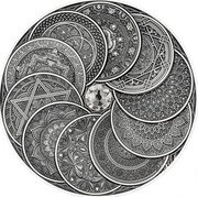 Fiji 10 Dollars Mandala Art 10th Anniverssary 2024 AM  coin reverse Fiji 10 Dollars Mandala Art 10th Anniverssary 2024 AM  coin reverse