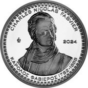 Greece 10 Euro Charles Nicolas Fabvier 2024  Proof CHARLES NICOLAS FABVIER 2024 ΚΑΡΟΛΟΣ ΦΑΒΙΕΡΟΣ 1782 - 1855 coin reverse