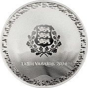 Estonia 10 Euro XXXIII Summer Olympic Games in Paris 2024  Proof EESTI VABARIIK 2024 coin obverse Estonia 10 Euro XXXIII Summer Olympic Games in Paris 2024  Proof EESTI VABARIIK 2024 coin obverse