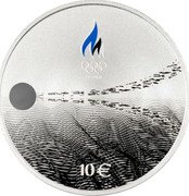 Estonia 10 Euro XXXIII Summer Olympic Games in Paris 2024  Proof ESTONIA 10 € coin reverse Estonia 10 Euro XXXIII Summer Olympic Games in Paris 2024  Proof ESTONIA 10 € coin reverse