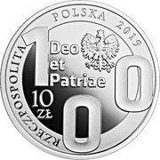 Poland 10 Zlotych (100th Anniversary of the Catholic University of Lublin) RZECZPOSPOLITA POLSKA 2019 100 DEO ET PATRIAE MW 10 ZŁ coin obverse Poland 10 Zlotych (100th Anniversary of the Catholic University of Lublin) RZECZPOSPOLITA POLSKA 2019 100 DEO ET PATRIAE MW 10 ZŁ coin obverse