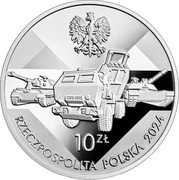 Poland 10 Zlotych 25th Anniversary of Poland’s Accession to NATO 2024 mw MW 10 ZŁ RZECZPOSPOLITA POLSKA 2024 coin obverse Poland 10 Zlotych 25th Anniversary of Poland’s Accession to NATO 2024 mw MW 10 ZŁ RZECZPOSPOLITA POLSKA 2024 coin obverse