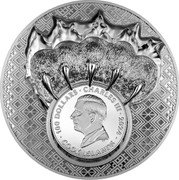 Cook Islands 100 Dollars (Polar Bear) 100 DOLLARS CHARLES III 2024 DT COOK ISLANDS coin obverse