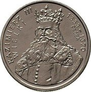 Poland 100 Zlotych Casimir III the Great. Trial Strike 1987 MW KM# Pr551 KAZIMIERZ III 1333-1370 WIELKI PRÓBA coin reverse Poland 100 Zlotych Casimir III the Great. Trial Strike 1987 MW KM# Pr551 KAZIMIERZ III 1333-1370 WIELKI PRÓBA coin reverse