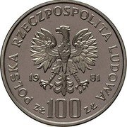 Poland 100 Zlotych Environment Protection. Horse. Trial Strike 1981 MW KM# Pr446 POLSKA RZECZPOSPOLITA LUDOWA 19 81 MW ZŁ 100 ZŁ coin obverse Poland 100 Zlotych Environment Protection. Horse. Trial Strike 1981 MW KM# Pr446 POLSKA RZECZPOSPOLITA LUDOWA 19 81 MW ZŁ 100 ZŁ coin obverse