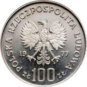 Poland 100 Zlotych Environmental Protection. Buffalo. Trial Strike 1977 MW KM# Pr310 POLSKA RZECZPOSPOLITA LUDOWA 19 77 MW ZŁ 100 ZŁ coin obverse Poland 100 Zlotych Environmental Protection. Buffalo. Trial Strike 1977 MW KM# Pr310 POLSKA RZECZPOSPOLITA LUDOWA 19 77 MW ZŁ 100 ZŁ coin obverse