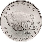 Poland 100 Zlotych Environmental Protection. Buffalo. Trial Strike 1977 MW KM# Pr310 OCHRONA ŚRODOWISKA PRÓBA coin reverse Poland 100 Zlotych Environmental Protection. Buffalo. Trial Strike 1977 MW KM# Pr310 OCHRONA ŚRODOWISKA PRÓBA coin reverse