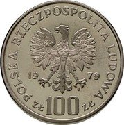 Poland 100 Zlotych Environmental Protection. Lynx. Trial Strike 1979 MW KM# Pr351 POLSKA RZECZPOSPOLITA LUDOWA 19 79 MW ZŁ 100 ZŁ coin obverse Poland 100 Zlotych Environmental Protection. Lynx. Trial Strike 1979 MW KM# Pr351 POLSKA RZECZPOSPOLITA LUDOWA 19 79 MW ZŁ 100 ZŁ coin obverse