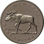 Poland 100 Zlotych Environmental Protection. Moose. Trial Strike 1978 MW KM# Pr325 OCHRONA ŚRODOWISKA PRÓBA coin reverse Poland 100 Zlotych Environmental Protection. Moose. Trial Strike 1978 MW KM# Pr325 OCHRONA ŚRODOWISKA PRÓBA coin reverse