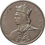 Poland 100 Zlotych Przemyslaw II. Trial Strike 1985 MW KM# Pr510 PRZEMYSŁAW II 1295 - 1296 PRÓBA SWF coin reverse Poland 100 Zlotych Przemyslaw II. Trial Strike 1985 MW KM# Pr510 PRZEMYSŁAW II 1295 - 1296 PRÓBA SWF coin reverse