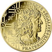 France 1000 Euro The Louis d'Or 2024  BU LIBERTÉ ÉGALITÉ FRATERNITÉ 2024 coin reverse France 1000 Euro The Louis d'Or 2024  BU LIBERTÉ ÉGALITÉ FRATERNITÉ 2024 coin reverse