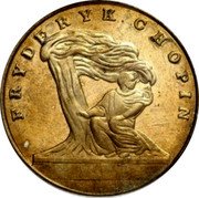 Poland 100000 Zlotych (180th Anniversary of the Birth of Frederic Chopin) Y# 199a FRYDERYK CHOPIN coin reverse Poland 100000 Zlotych (180th Anniversary of the Birth of Frederic Chopin) Y# 199a FRYDERYK CHOPIN coin reverse