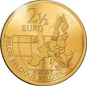Belgium 2 1/2 Euro (The Bee) 2½ EURO 2024 BELGIE BELGIQUE BELGIEN IB coin obverse Belgium 2 1/2 Euro (The Bee) 2½ EURO 2024 BELGIE BELGIQUE BELGIEN IB coin obverse