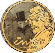 Belgium 2 1/2 Euro (The Year of James Ensor) ENSOR ANNEE - JAAR coin reverse Belgium 2 1/2 Euro (The Year of James Ensor) ENSOR ANNEE - JAAR coin reverse