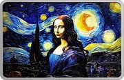 Fiji 2 Dollars (Mona Lisa by Leonardo & Van Gogh's Starry Night)  coin reverse Fiji 2 Dollars (Mona Lisa by Leonardo & Van Gogh's Starry Night)  coin reverse