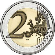 Portugal 2 Euro Games of the XXXIII Olympiad. Coloured 2024 Proof 2 EURO LL coin reverse