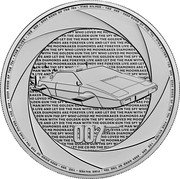 UK 2 Pounds (Wet Nellie. Bullion) 007 THE SPY WHO LOVED ME 2024 BOND IN THE 70S FINE SILVER 1 OZ 999 coin reverse UK 2 Pounds (Wet Nellie. Bullion) 007 THE SPY WHO LOVED ME 2024 BOND IN THE 70S FINE SILVER 1 OZ 999 coin reverse