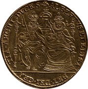 Belgium 2 Sovereigns Albert and Isabella. Piedfort of Triple Weight ND (1614-1616)  ALBERTVS ET ELISABET DEI GRATIA ARCHIDVCES coin obverse Belgium 2 Sovereigns Albert and Isabella. Piedfort of Triple Weight ND (1614-1616)  ALBERTVS ET ELISABET DEI GRATIA ARCHIDVCES coin obverse