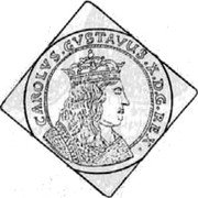 Poland 2 Talar Karol X Gustaw Swedish Occupation 1658  CAROLVS GVSTAVUS X D G REX coin obverse Poland 2 Talar Karol X Gustaw Swedish Occupation 1658  CAROLVS GVSTAVUS X D G REX coin obverse