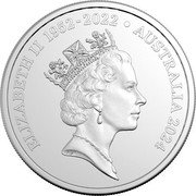 Australia 20 Cents In the name of Elizabeth II. Platypus. Smaller Size 2024  BU in Change of Monarch Set ELIZABETH II 1952 - 2022 AUSTRALIA 2024 coin obverse Australia 20 Cents In the name of Elizabeth II. Platypus. Smaller Size 2024  BU in Change of Monarch Set ELIZABETH II 1952 - 2022 AUSTRALIA 2024 coin obverse