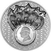 Cook Islands 20 Dollars (Polar Bear) 20 DOLLARS CHARLES III 2024 DT COOK ISLANDS coin obverse