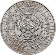 Poland 20 Zlotych Tree. Trial Strike 1973 MW KM# Pr215 PRÓBA 20 ZŁ coin reverse Poland 20 Zlotych Tree. Trial Strike 1973 MW KM# Pr215 PRÓBA 20 ZŁ coin reverse