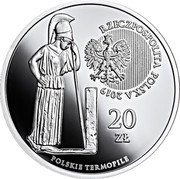 Poland 20 Zlotych Wizna 2019 MW Proof RZECZPOSPOLITA POLSKA 2019 MW 20 ZŁ POLSKIE TERMOPILE coin obverse