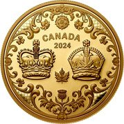 Canada 200 Dollars The Crowns 2024 CANADA 2024 coin reverse