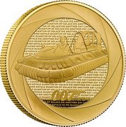 UK 200 Pounds (Die Another Day. Hovercraft) DIE ANOTHER DAY 007 coin reverse UK 200 Pounds (Die Another Day. Hovercraft) DIE ANOTHER DAY 007 coin reverse