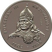 Poland 200 Zlotych Boleslaus III Wrymouth. Trial Strike 1982 MW KM# Pr468 BOLESŁAW III KRYWOUSTY 1102-1138 PRÓBA coin reverse Poland 200 Zlotych Boleslaus III Wrymouth. Trial Strike 1982 MW KM# Pr468 BOLESŁAW III KRYWOUSTY 1102-1138 PRÓBA coin reverse