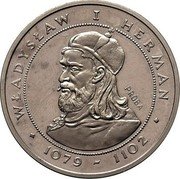 Poland 200 Zlotych Ladislaus I Herman. Trial Strike 1981 MW KM# Pr454 WŁADYSŁAW I HERMAN PRÓBA 1079 ~1102 coin reverse
