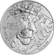 Niue 25 Dollars (Charles III. Czech Lion) ČESKÁ REPUBLIKA 10 OZ AG 999 CM coin reverse Niue 25 Dollars (Charles III. Czech Lion) ČESKÁ REPUBLIKA 10 OZ AG 999 CM coin reverse