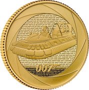UK 25 Pounds (Die Another Day. Hovercraft) DIE ANOTHER DAY 007 coin reverse UK 25 Pounds (Die Another Day. Hovercraft) DIE ANOTHER DAY 007 coin reverse