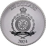 Niue 250 Dollars Roaring Lion. Stand Firm Then 2024  Reverse Proof 250 DOLLARS PUBLIC SEAL OF NIUE ATUA NIUE TUKULAGI 2024 coin obverse Niue 250 Dollars Roaring Lion. Stand Firm Then 2024  Reverse Proof 250 DOLLARS PUBLIC SEAL OF NIUE ATUA NIUE TUKULAGI 2024 coin obverse