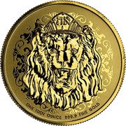Niue 250 Dollars (Roaring Lion. Stand Firm Then) את STAND FIRM THEN ONE TROY OUNCE .9999 FINE GOLD coin reverse Niue 250 Dollars (Roaring Lion. Stand Firm Then) את STAND FIRM THEN ONE TROY OUNCE .9999 FINE GOLD coin reverse
