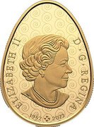 Canada 250 Dollars Traditional Ukrainian Pysanka 2024 ELIZABETH II D G REGINA 1952 2022 SB coin obverse Canada 250 Dollars Traditional Ukrainian Pysanka 2024 ELIZABETH II D G REGINA 1952 2022 SB coin obverse