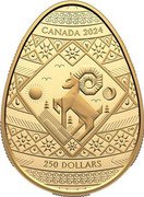 Canada 250 Dollars Traditional Ukrainian Pysanka 2024 250 DOLLARS DM CANADA 2024 coin reverse Canada 250 Dollars Traditional Ukrainian Pysanka 2024 250 DOLLARS DM CANADA 2024 coin reverse