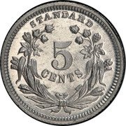 USA 5 Cents (Half Disme Pattern) STANDARD 5 CENTS coin reverse USA 5 Cents (Half Disme Pattern) STANDARD 5 CENTS coin reverse