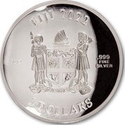 Fiji 5 Dollars (Welsh Red Dragon) REREVAKA NA KALOU KA DOKA NA TUI 5OZ .999 FINE SILVER FIJI 2022 5 DOLLARS coin obverse Fiji 5 Dollars (Welsh Red Dragon) REREVAKA NA KALOU KA DOKA NA TUI 5OZ .999 FINE SILVER FIJI 2022 5 DOLLARS coin obverse