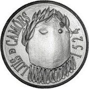 Portugal 5 Euro 500th Anniversary of Luis Vaz de Camoes 2024 CASA MOEDA LUÍS DE CAMÕES 1524 coin reverse